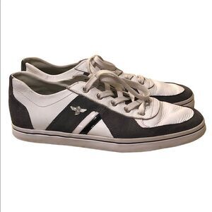 Men’s size 8 Creative Recreation White leather and grey suede sneakers